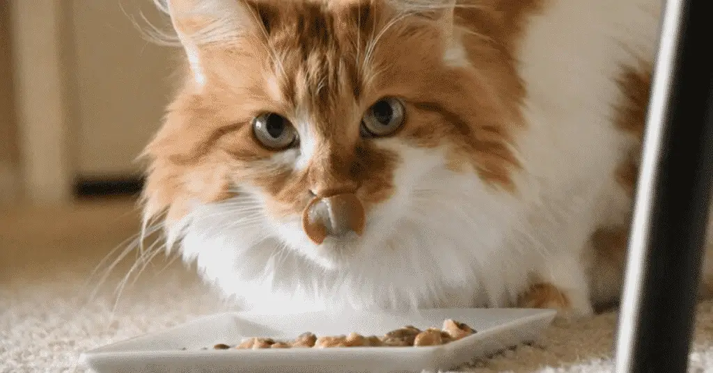 هل الأكل البارد يضر القطط